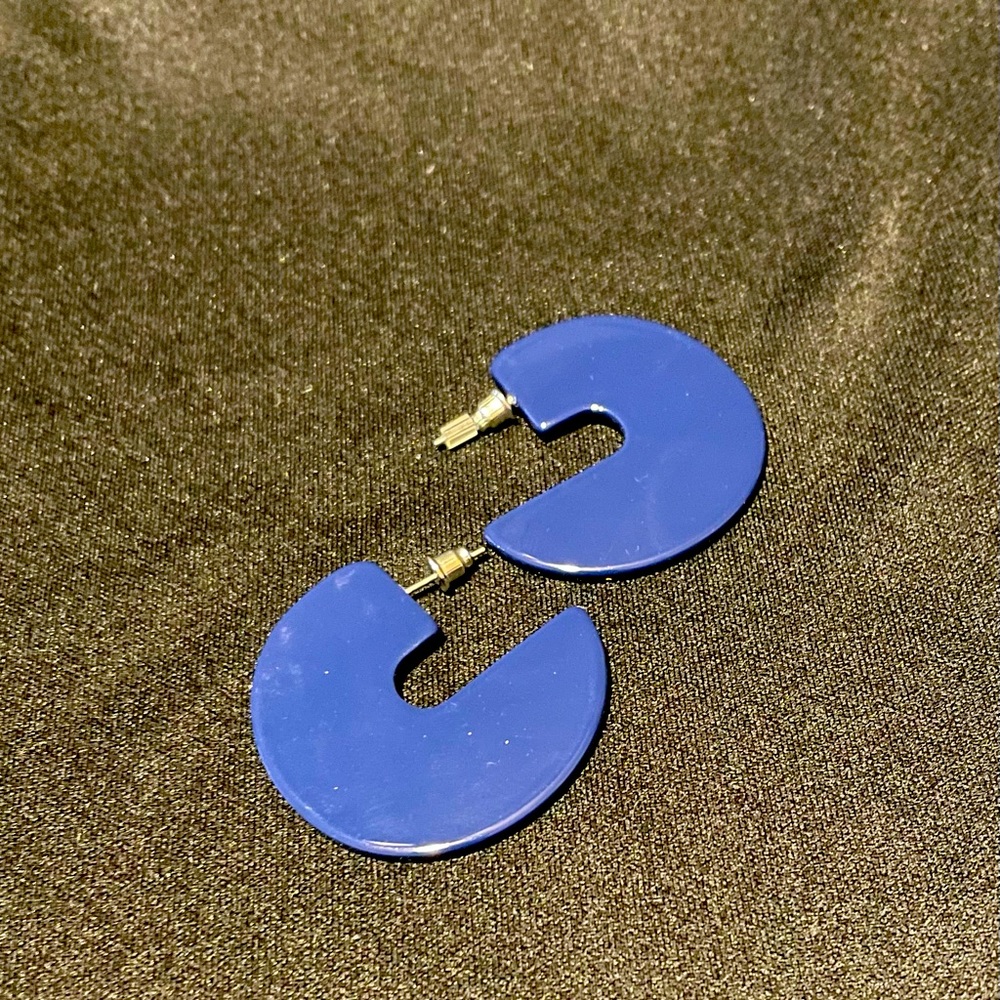 Blue earrings
